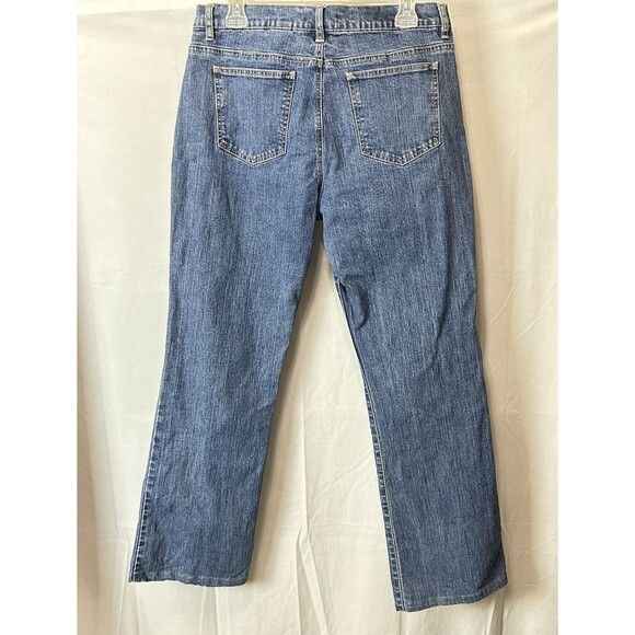 Crazy Horse Womens 12 Embroidered Floral Blue‎ Denim Jeans - Picture 11 of 11